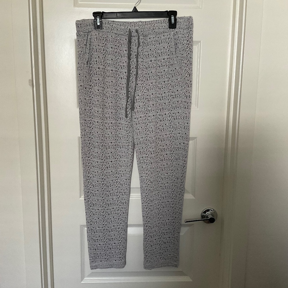 Lou & Grey‎ Crochet/Distressed Sweatpants - Grey - Size Small